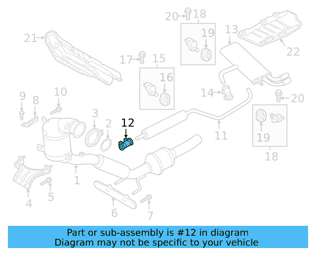 Rear Muffler Clamp 1K0-253-141-S - View 25