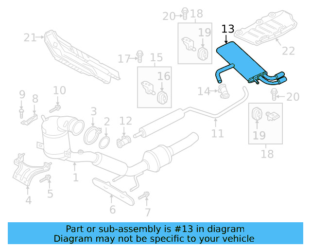 Rear Muffler 5GM-253-609-M - View 7