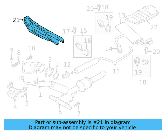Heat Shield 5Q0-825-661-BS - View 13