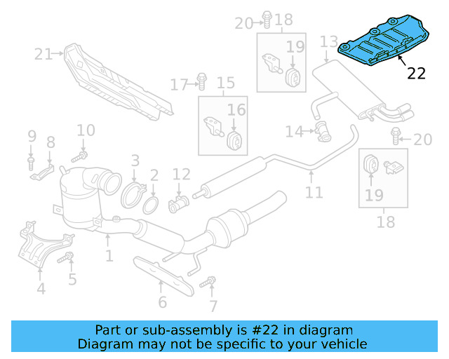 Heat Shield 5Q0-825-701-E - View 17