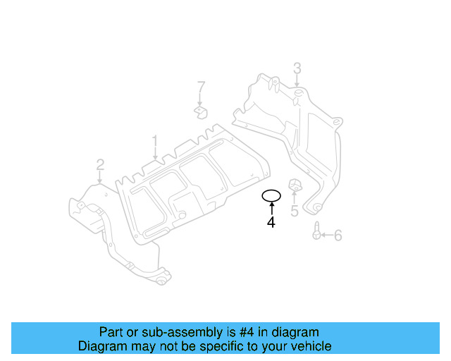 Floor Pan Heat Shield Clip 441-863-987-B - View 64