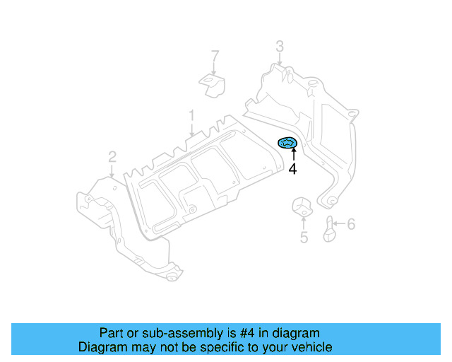 Floor Pan Heat Shield Clip 441-863-987-B - View 33