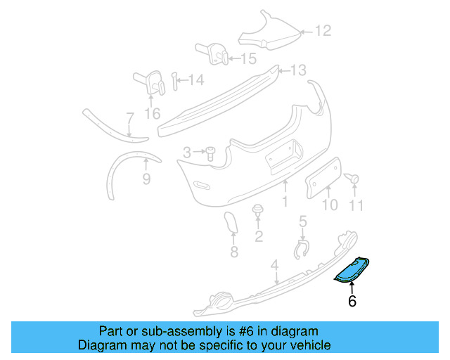 Tow Eye Cap (Unpainted) 1c0807441gru - View 5