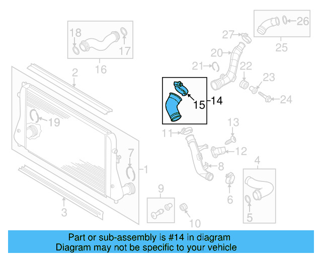 Pressure Tube 1K0-145-838-AG - View 8