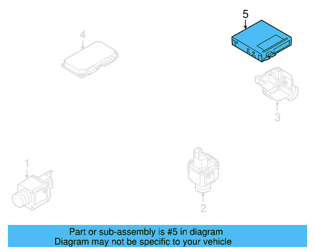 Parking Aid Control Module 7P6-907-441-E - View 11