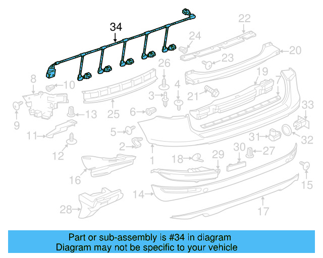 Wire Harness 7P6-971-104-AD - View 2