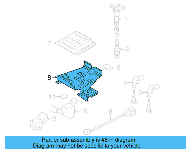 Mount Bracket 5K0-906-507 - View 11