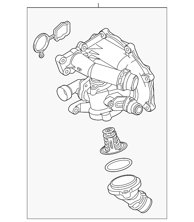 Thermostat Unit Bolt 06K-121-111-P - View 11