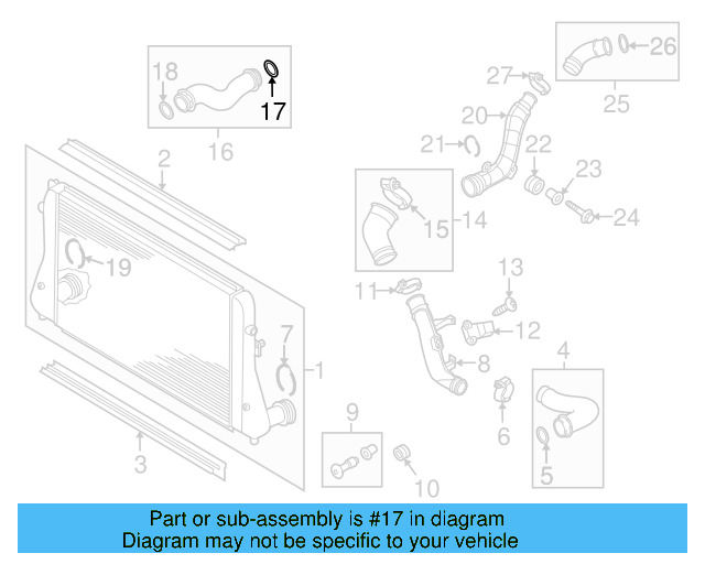 Pressure Hose Front Seal 3C0-145-117-F - View 68
