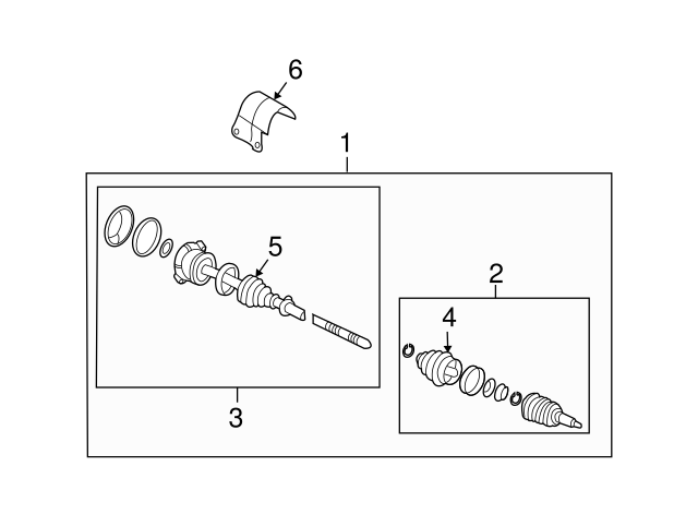 Cv Joint Splash Shield 1J0-407-721-C - View 12