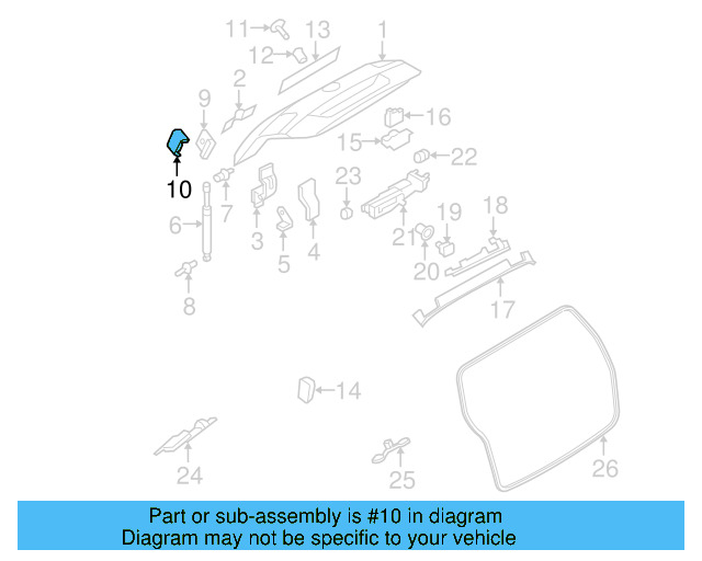 Buffer Cover 3C9-827-339-9B9 - View 5