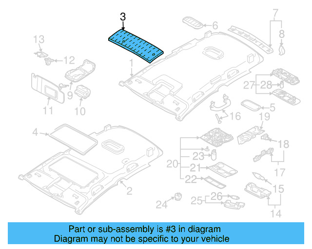 Headliner Clip 6X0-867-549 - View 33