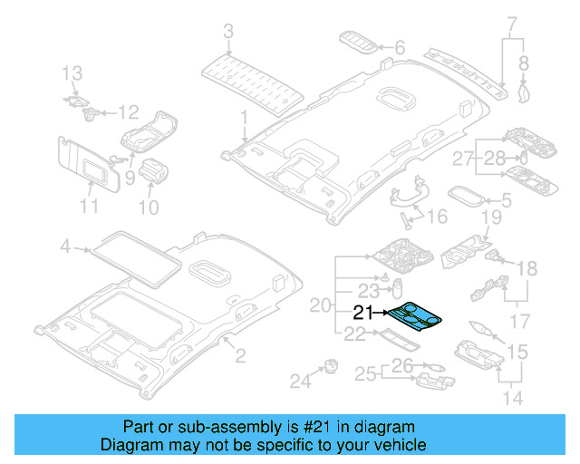 Map Light Lens 1K0-867-227