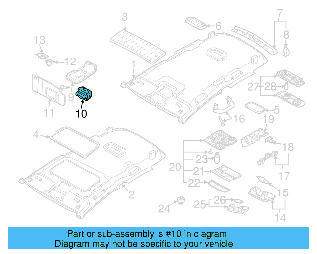 O'head Lamp Bulb N-017-753-5 - View 4