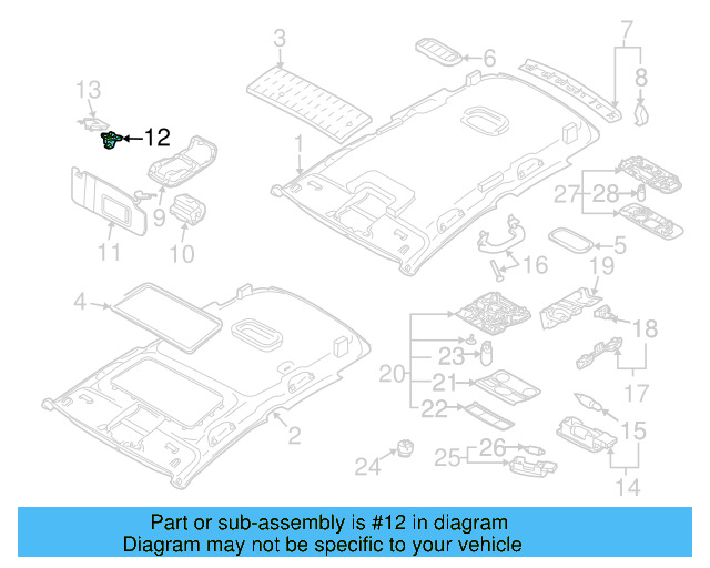 Lamp Housing 1K0-867-489-E-Y20 - View 20