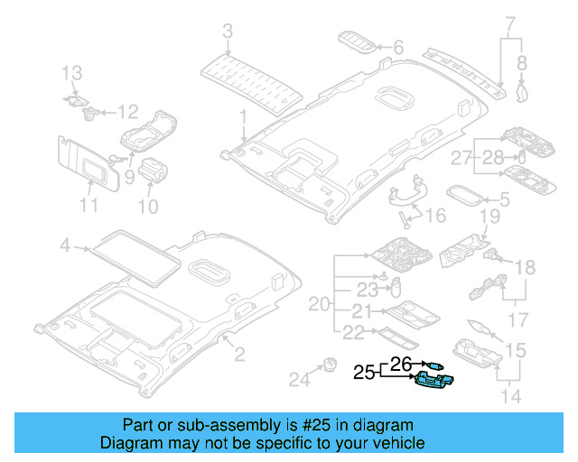 Front Lamp Assembly 1K0-947-105-BC-WRC
