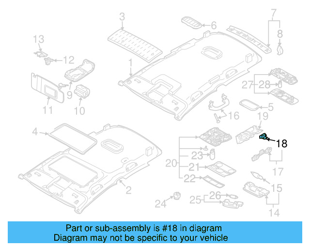 Mount Bracket Clip 5N0-867-633-A - View 12