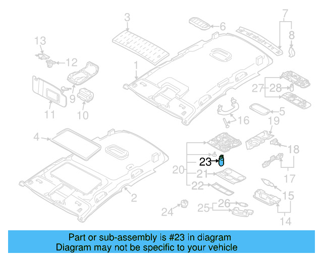 O'head Lamp Bulb N-017-753-5 - View 8