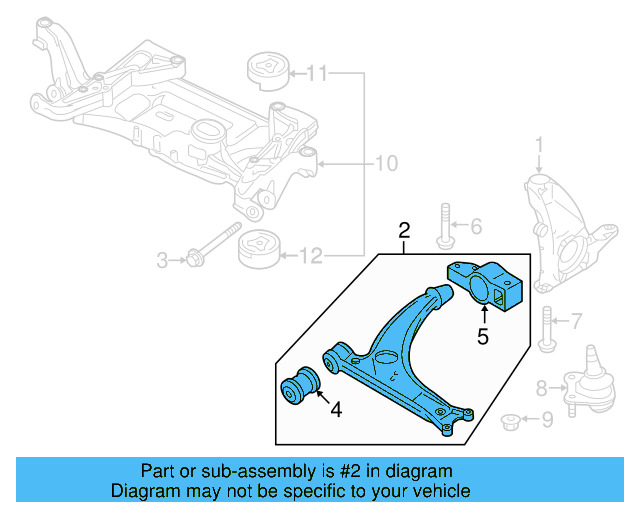 Lower Control Arm 5N0-407-151 - View 14