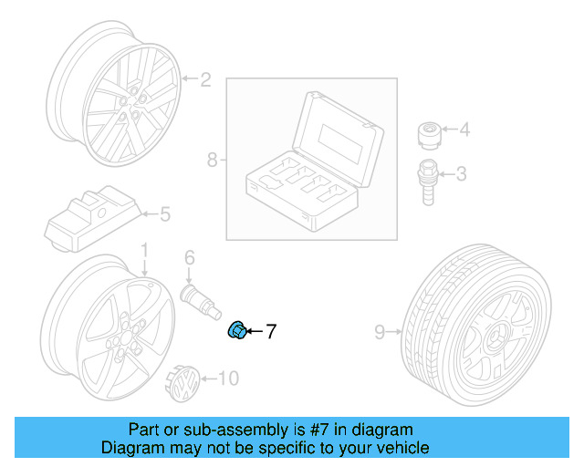 Valve Stem Cap N-908-729-01 - View 19