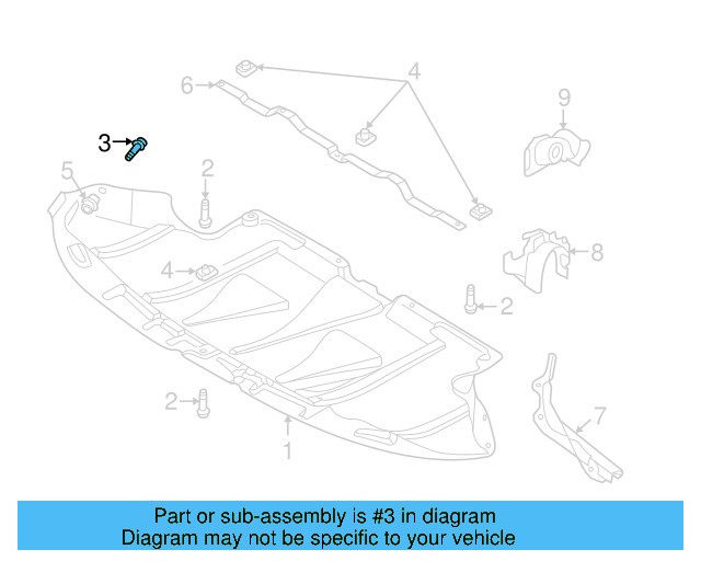 Fender Liner Pin 4A0-805-121-A - View 26
