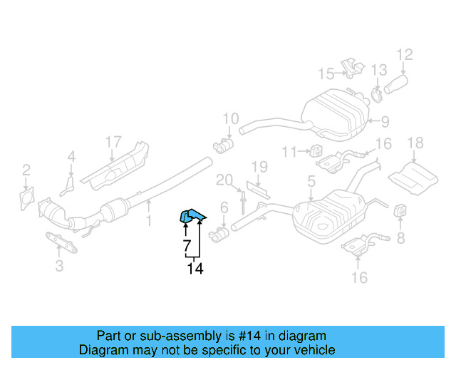 Front Bracket 3C0-253-144-F - View 13