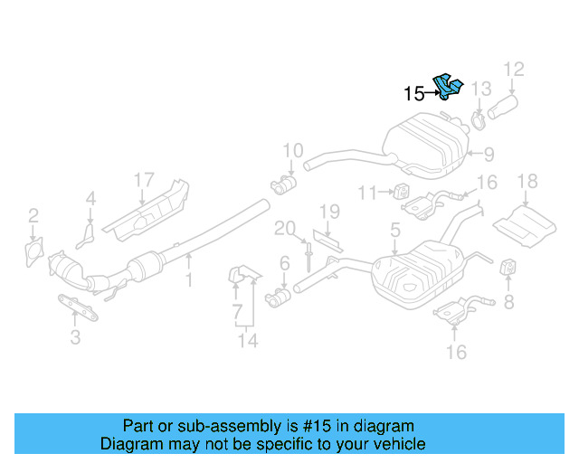 Rear Bracket 3C0-253-144-A - View 7