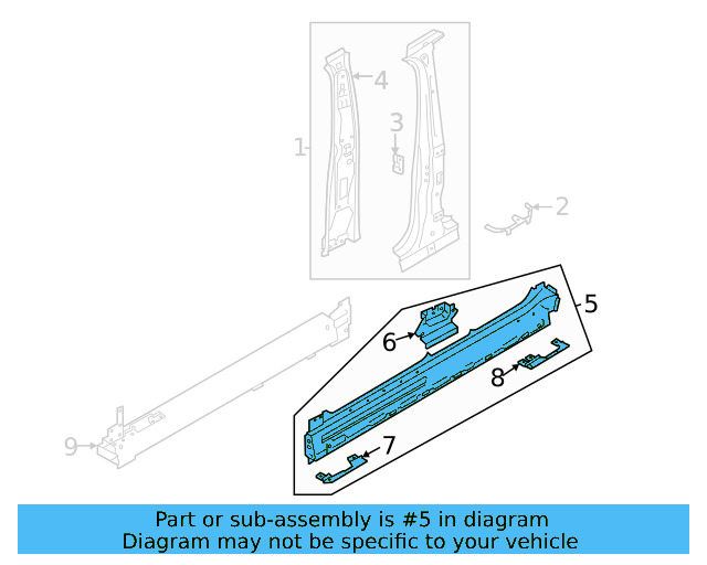 Rocker Panel Assembly 11K-809-377