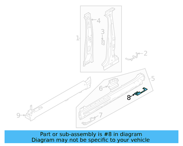 Rear Plate 11A-810-432 - View 3