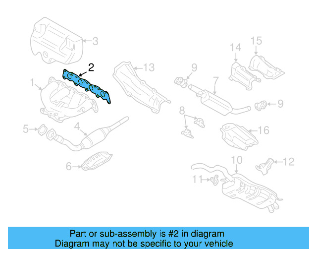 Manifold Gasket 058-253-039-L - View 18