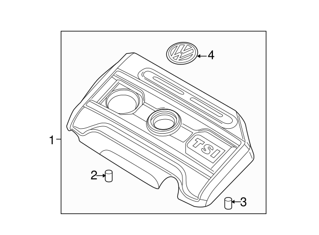 Engine Cover Connector 06J-103-226-A - View 6