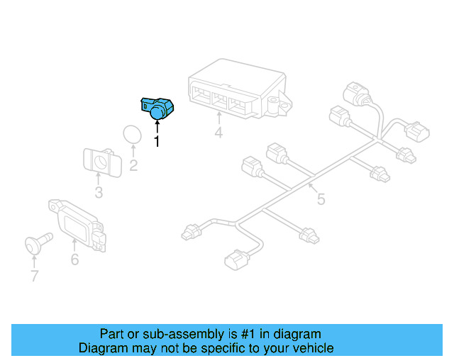 Park Sensor (Unpainted) 5c6919275bgru