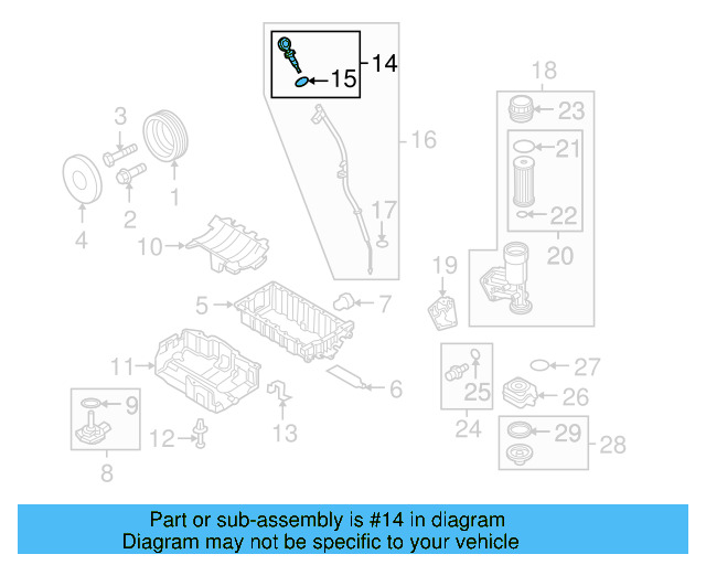 Engine Oil Dipstick 03L-115-611-AA - View 11