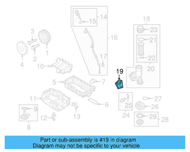 Oil Filter Housing Gasket 045-115-441 - View 5