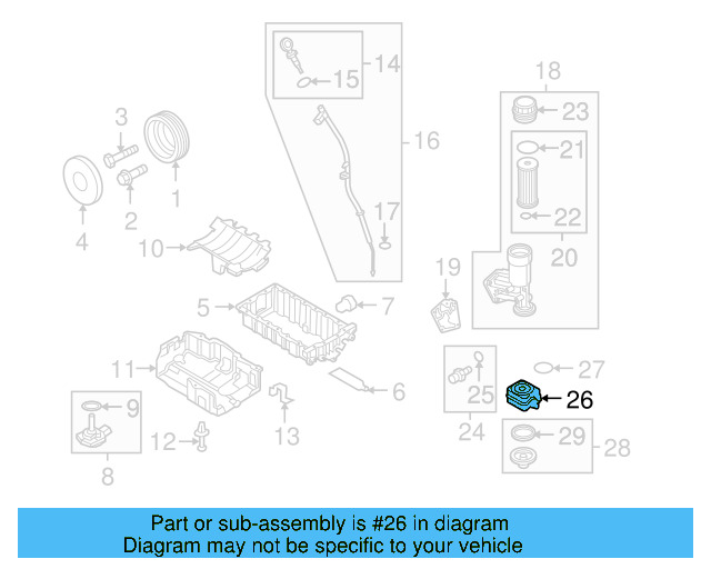 Oil Cooler 038-117-021-E - View 7