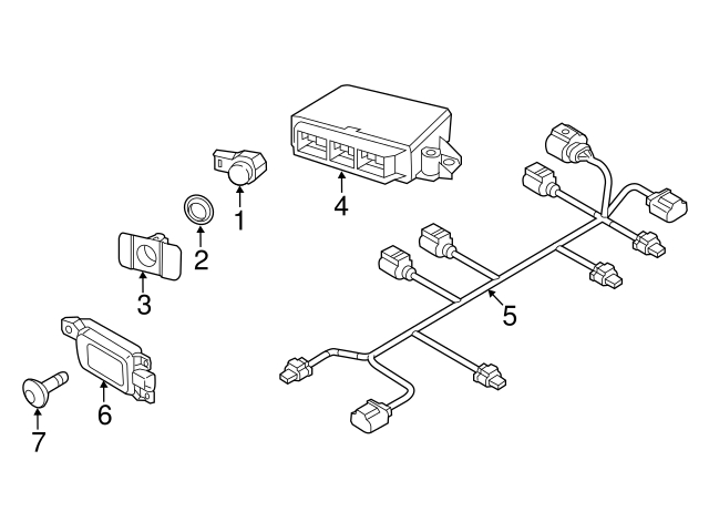Blind Spot Detection System Warning Sensor Bolt N-909-747-01 - View 8