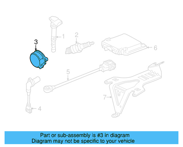 Engine Camshaft Position Sensor 06A-905-161-A - View 22
