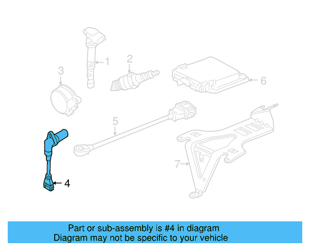 Engine Crankshaft Position Sensor 022-957-147-A - View 11