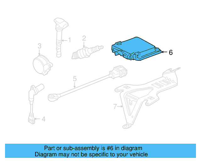 Engine Control Unit 022-906-032-GT - View 4