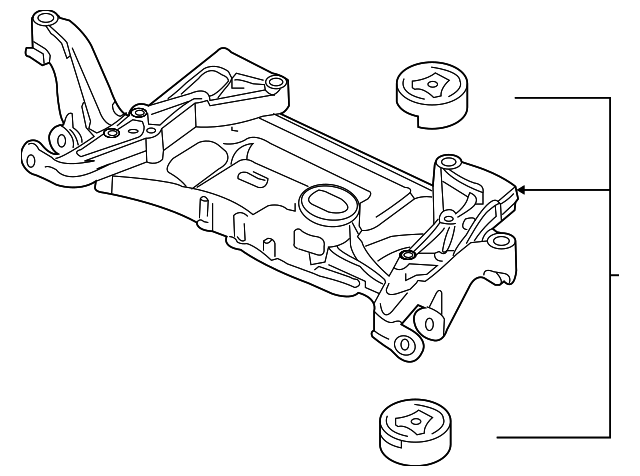 Engine Cradle 3C0-199-313-BB