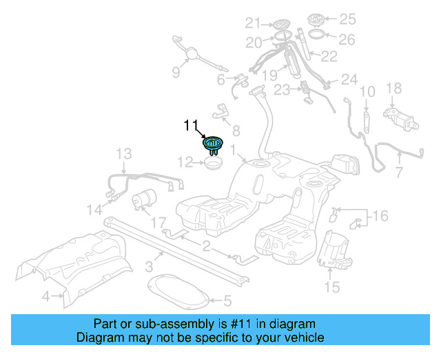 Flange 3D0-919-679-D - View 5