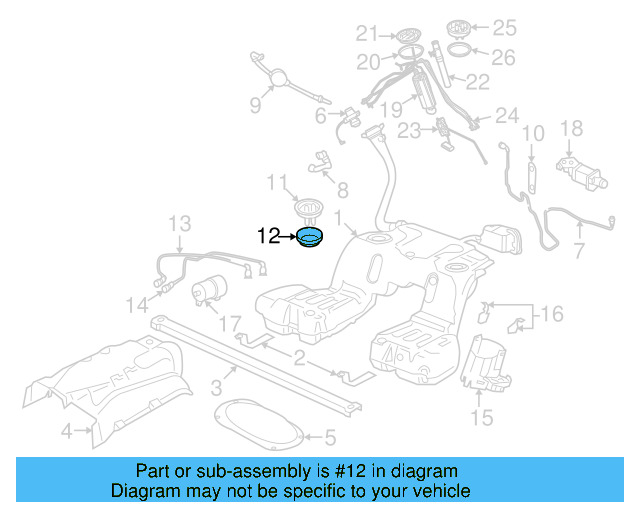 Flange Seal 3D0-919-133-E - View 3