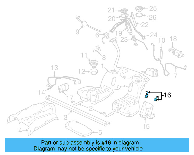 Bracket Retainer 3D0-201-398 - View 3