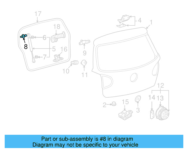 Support Strut Clamp 443-823-397 - View 90