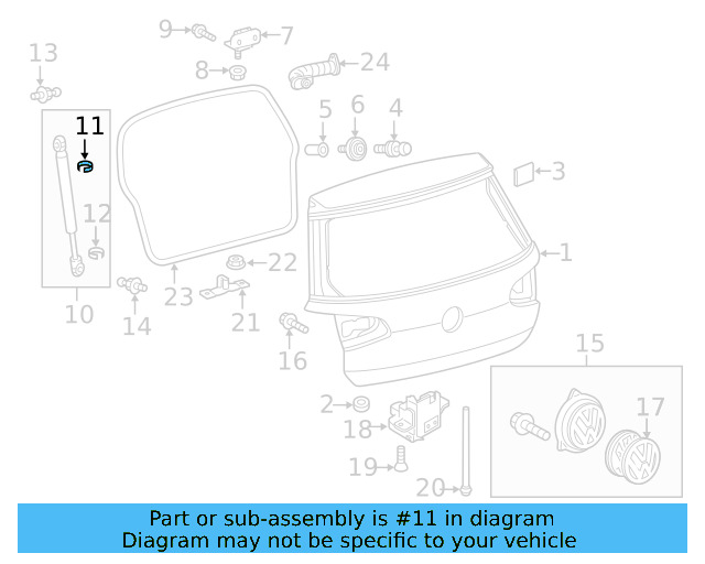 Support Strut Clamp 443-823-397 - View 34