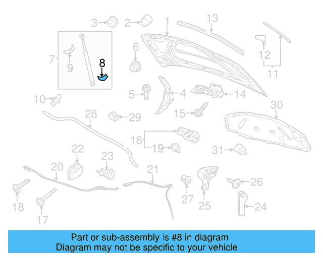 Support Strut Clamp 443-823-397 - View 35