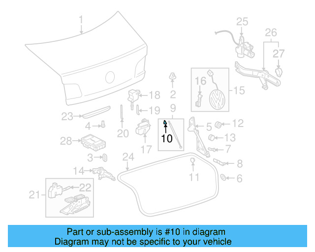 Support Strut Clamp 443-823-397 - View 36
