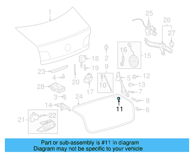 Support Strut Clamp 443-823-397 - View 37