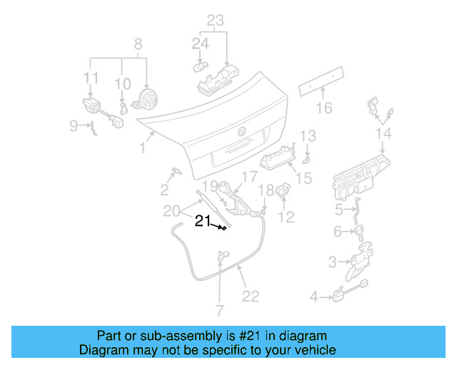 Support Strut Clamp 443-823-397 - View 38