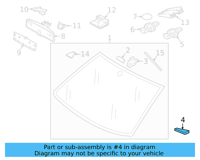 Mirror Support Spacer 443-845-631-A - View 23